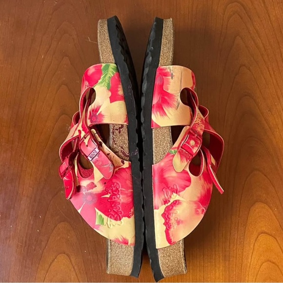 Birkenstock Birki’s Women’s Floral Crisscross Strap Sandals | EU 38 - Picture 1 of 8
